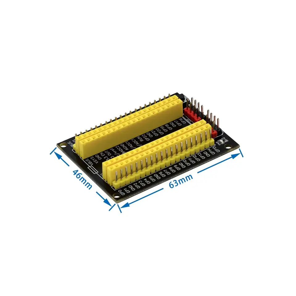 Raspberry Pi Pico Expansion Board GPIO Breakout Extension Adapter Onboard Male and Female Pins for Pico image 8