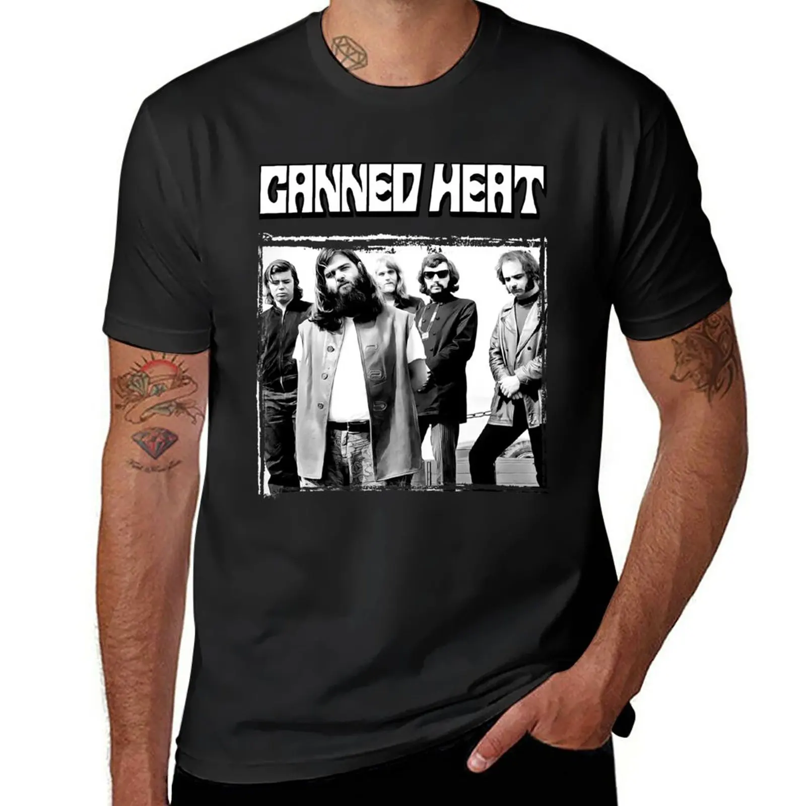 

New Canned Heat T-Shirt kawaii clothes sublime t shirt T-shirts for men cotton