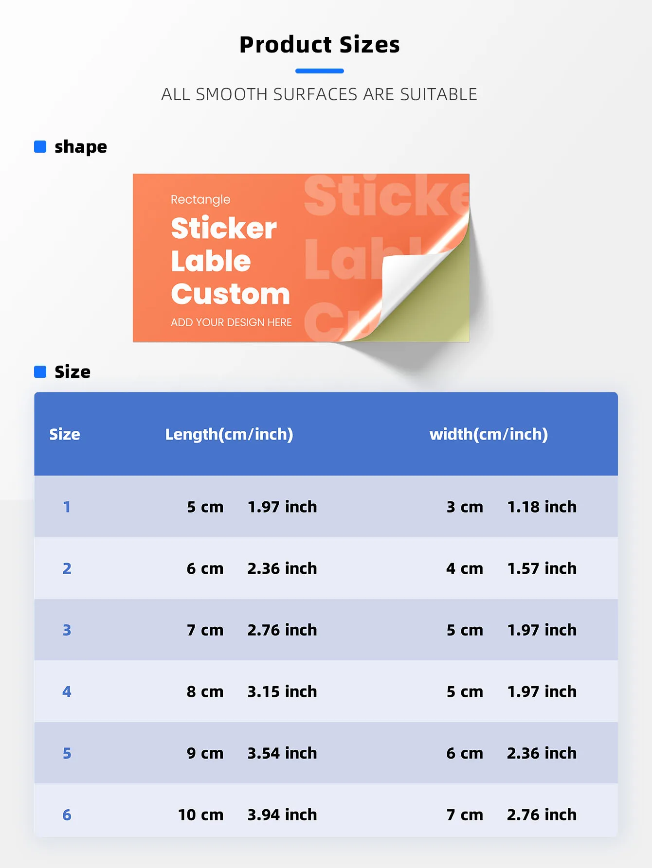 대량 팩 1/40/80/120개 맞춤형 직사각형 스티커 방수 강력 접착 파티 라벨 포장용