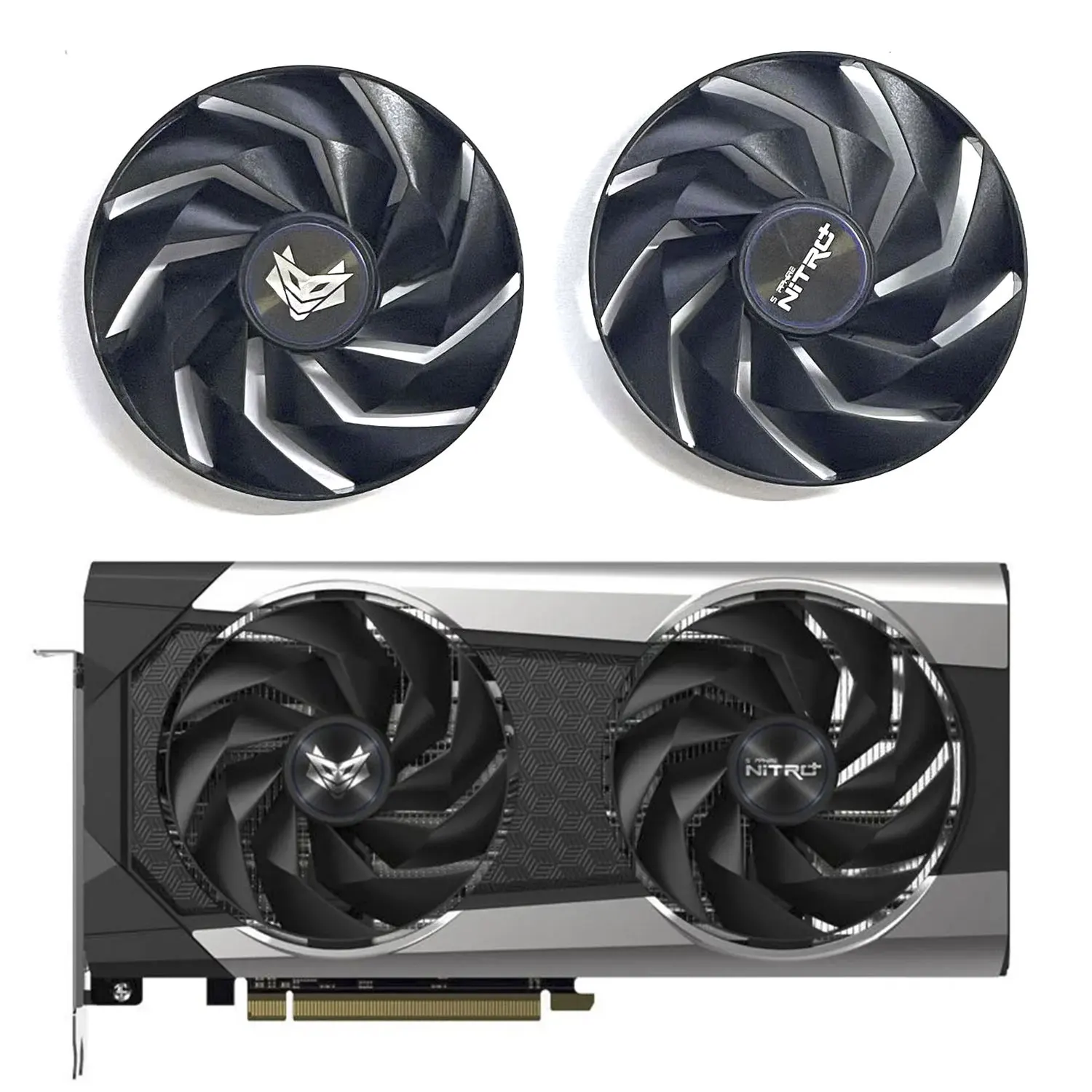 Nuovo Muslimfd10015H2D 95Mm Dc 12V 0.42A Per Sapphire Pulse Amd Radeon Rx 6650 Xt Ventola Della Scheda Grafica