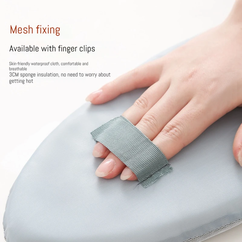 1Pc Fabric Handheld Ironing Board Ironing Board Small Home Gloves Anti Household Insulated Handheld Tray