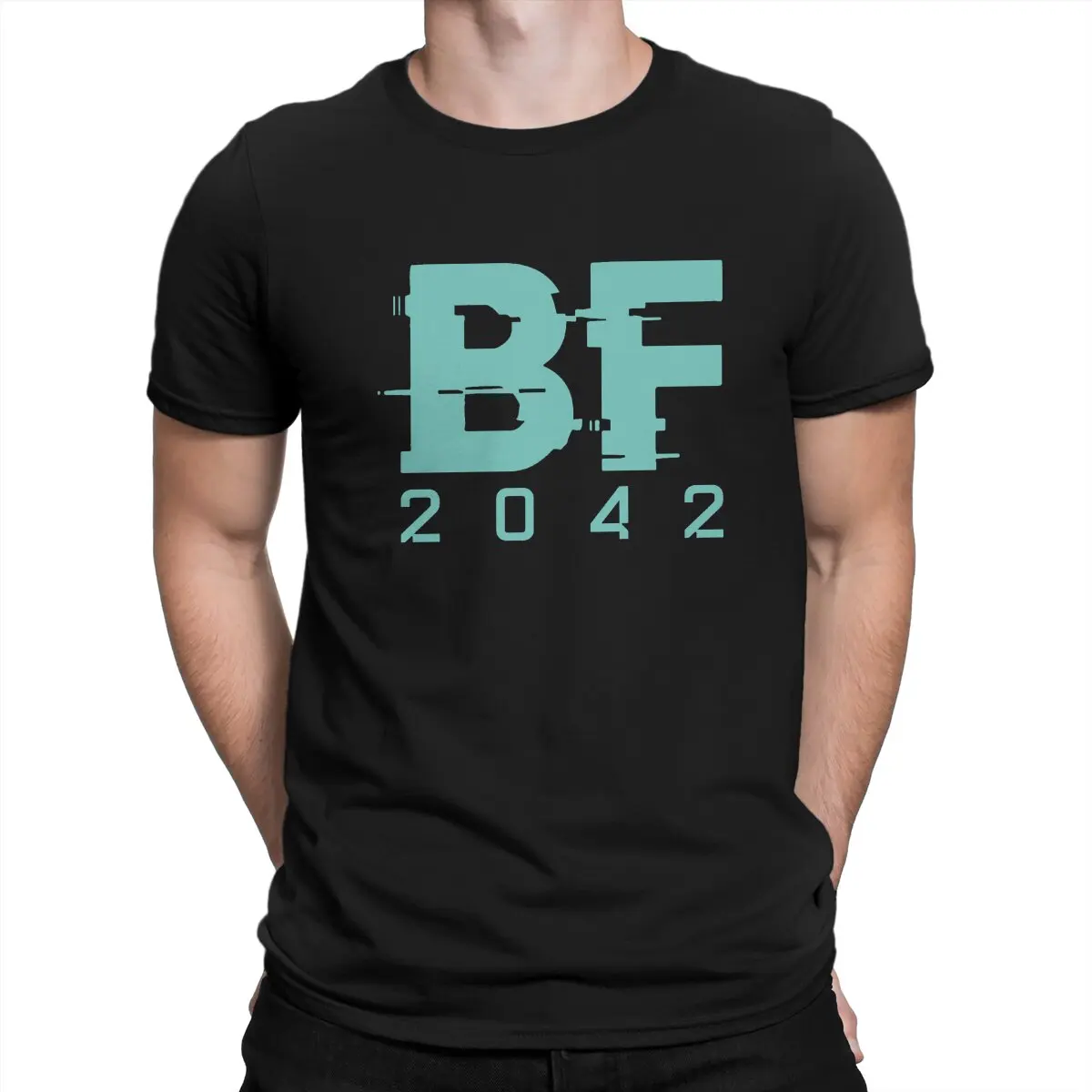 Battlefield Videogioco Battlefield 2042 T Shirt Graphic Men Tees Abbigliamento Estivo Harajuku O-Collo Tshirt