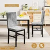 Dining Table Set for 4,Kitchen Table and Chairs Set of 4,Upholstered Velvet Chairs,Dining Room Table Set for Kitchen Dining Room 5