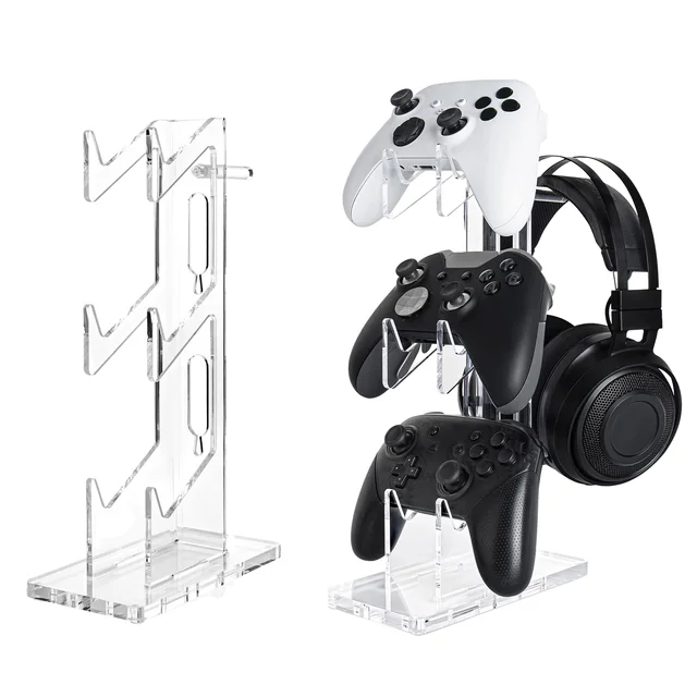 3 Tier Game Handle Desk Display Stand For Xbox Switch PS4 PS5 Acrylic