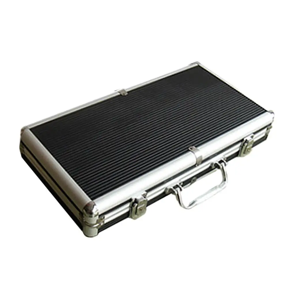 Poker Chip Carrier (300 Count) Poker Chip Case Made of Aluminum Alloy