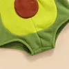 0-24months Unisex Baby Cosplay Rompers Set Green Avocado-Shaped Romper Stockings Infant Boy And Girls Stage Performance Bodysuit 6