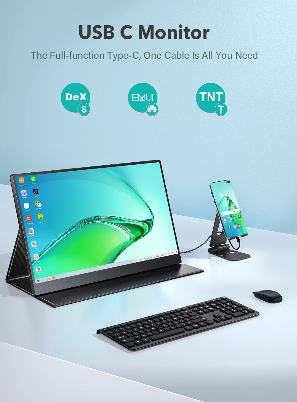Uperfect 17.3 ġ 2K ޴  IPS 2560x1440 100% SRGB HDR FHD FREESYNC HDMI USB  C Ʈ PC MAC PHONE RASPBERY PI PS4