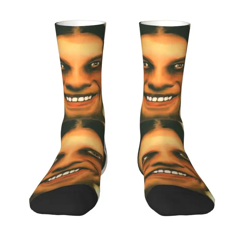 

Novelty Mens Aphex Twin Dress Socks Unisex Comfortable Warm 3D Printing Electronic Music Artist Crew Socks