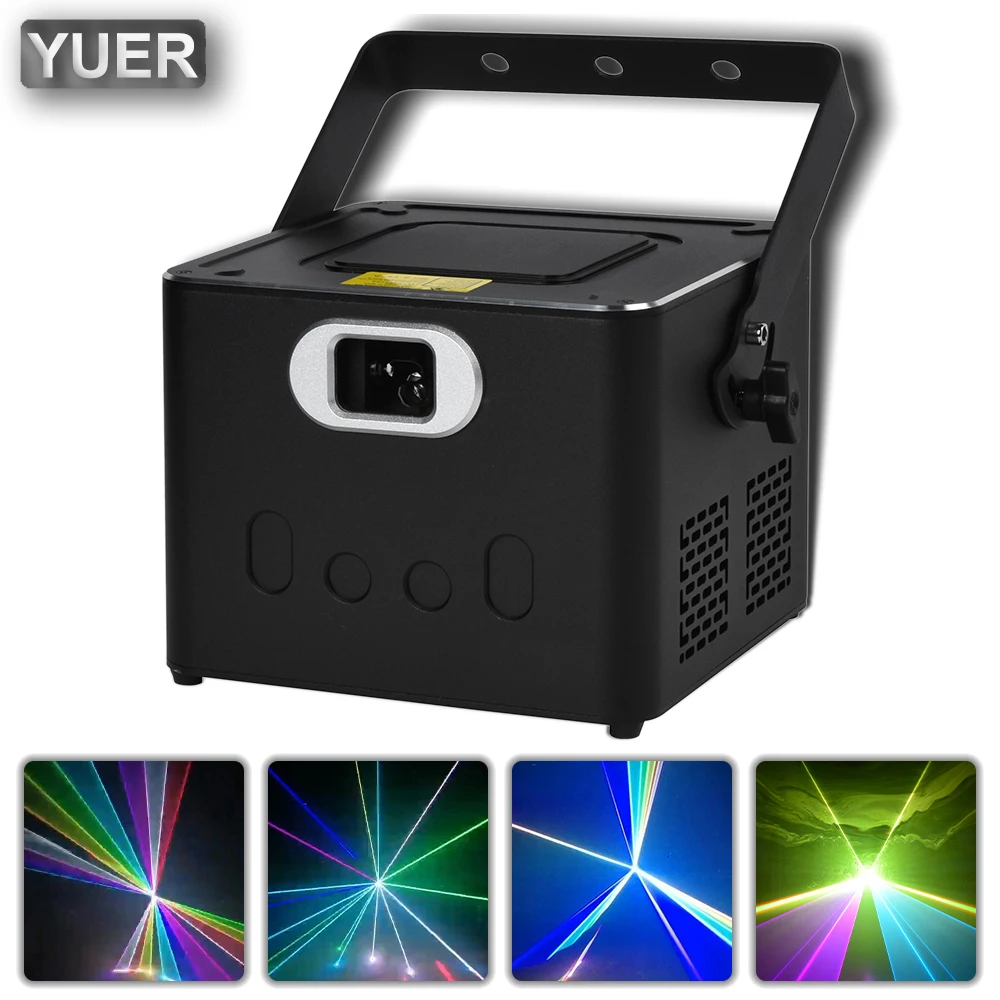 Yuer New Ilda 8W Scanner Di Animazione Rgb Laser Lines Beam Stage Light Projector Dmx Dj Disco Dance Bar Luce Laser Professionale