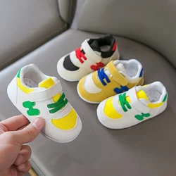 Chaussures de Tennis à couleurs vives pour nouveau né, baskets basses, Patchwork, pour bébé fille et garçon, 1 à 3 ans, E12254 