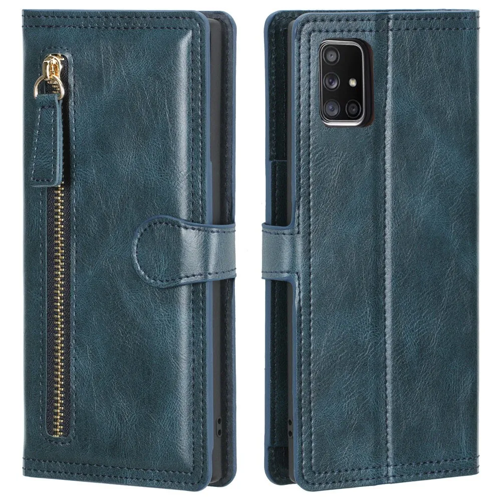 Custodia A Portafoglio In Pelle Per Samsung Galaxy A71 4G Luxury Flip Cover Coque Slot Per Schede Per Samsung A71 A 71 4G Sm-A715F/Ds Funda Coque