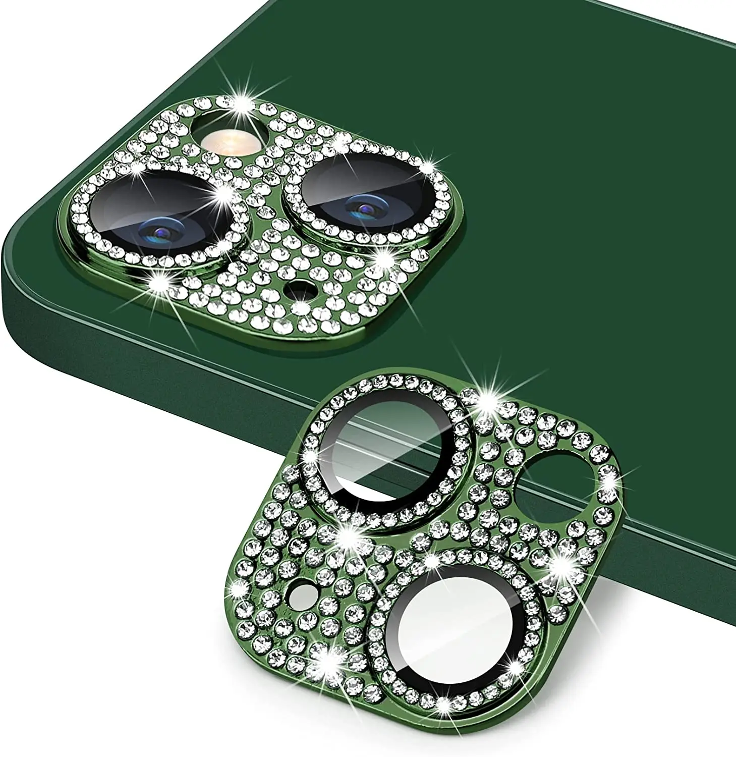 Glitter Diamond Camera Lens Protector Case Cover - Women's Phone Accessory