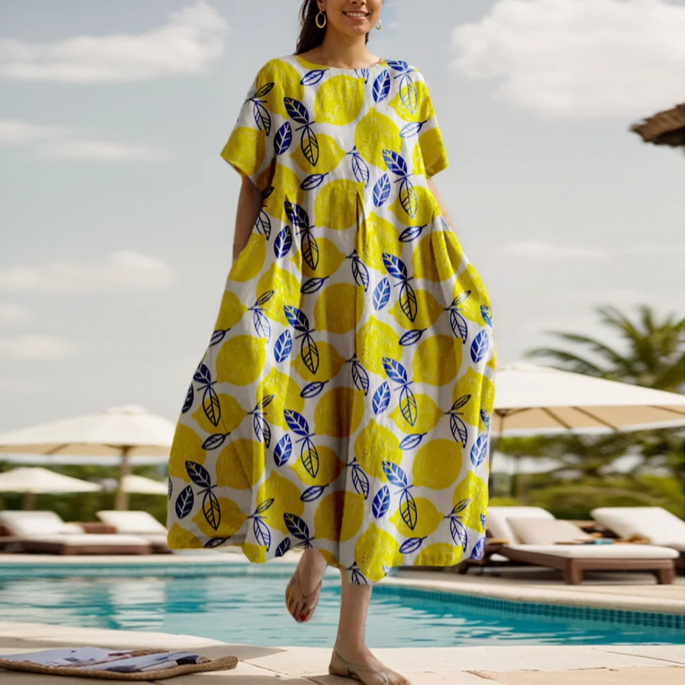 Flirty Puff Sleeve A-Line Dress | Spring & Summer Strapless Dress