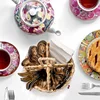 Rattan Wicker Storage Basket Hand Woven Flatware Organizer Round Storage Box Water Hyacinth Storage Basket Cutlery Holder 4