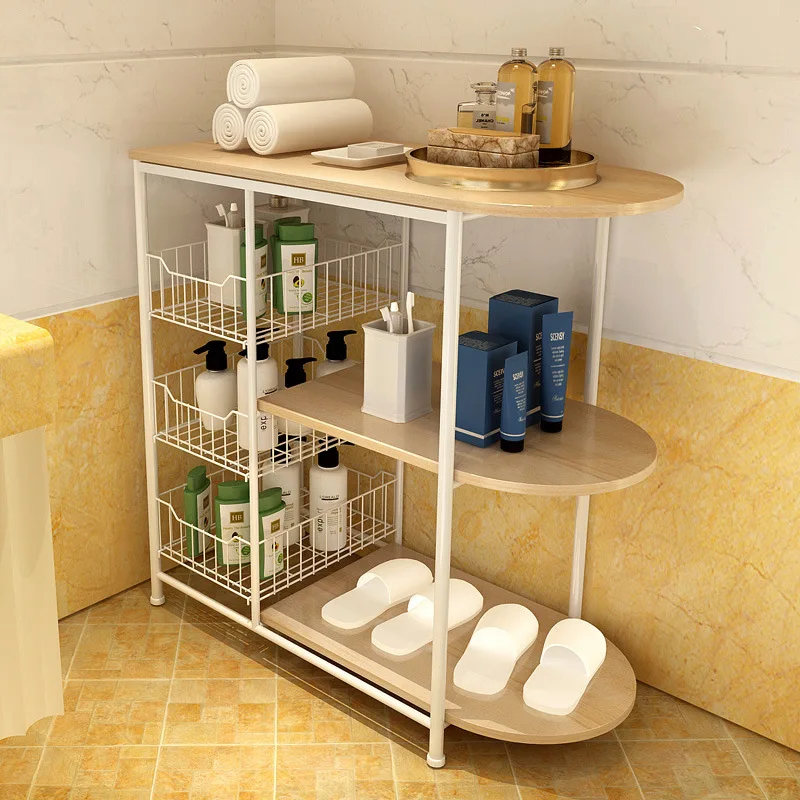 Kitchen Storage Holders Metal Wood Microwave Oven Shelf Stand Kitchen  Appliances Storage Rack Cabinet