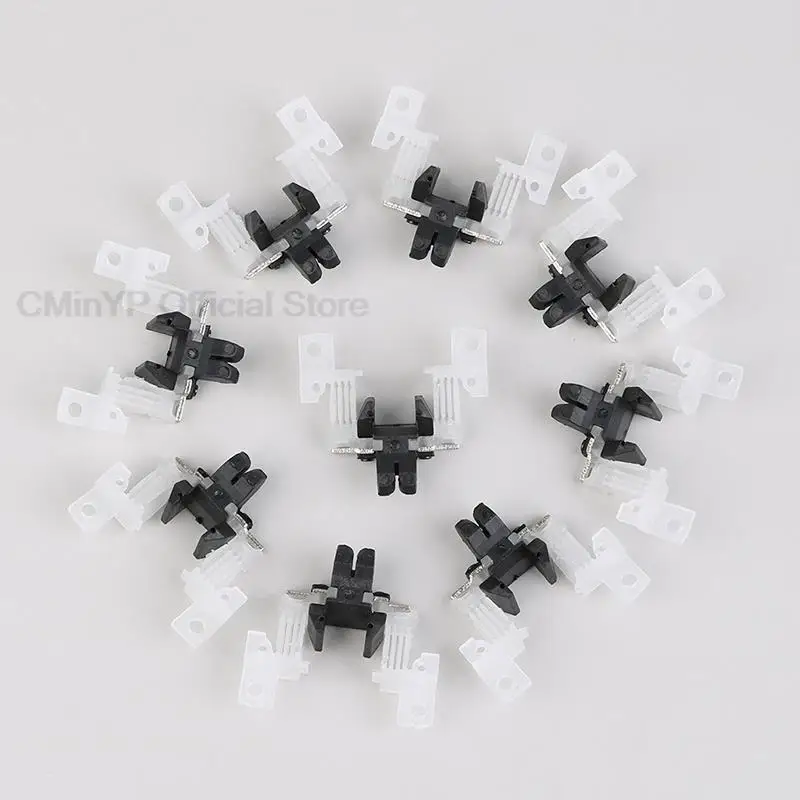 Pet Hair Trimmer 10Pcs Dog Clipper Blades Professional Pet Clipper Blade Parts For Andis Blades For Dogs Hair Cut Barber Replacement Dog Grooming Hairdresser