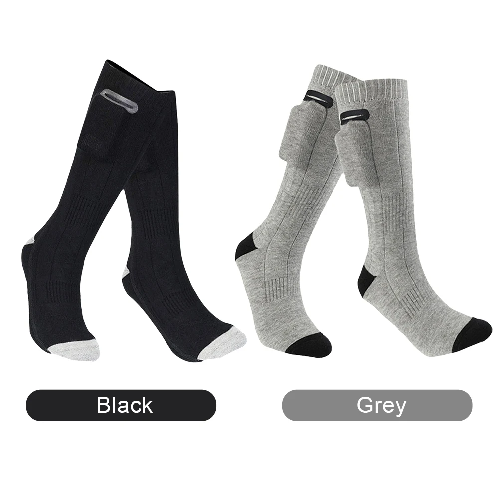 Heated Socks 3 Modes Winter Thermal Socks Outdoor Skiing Foot Warmer Heating for Men and Women