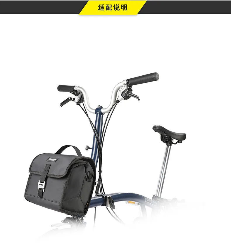 ROCKBROS Sac de vélo de 4 à 7 l, capacité réglable, sac de vélo pour vélo