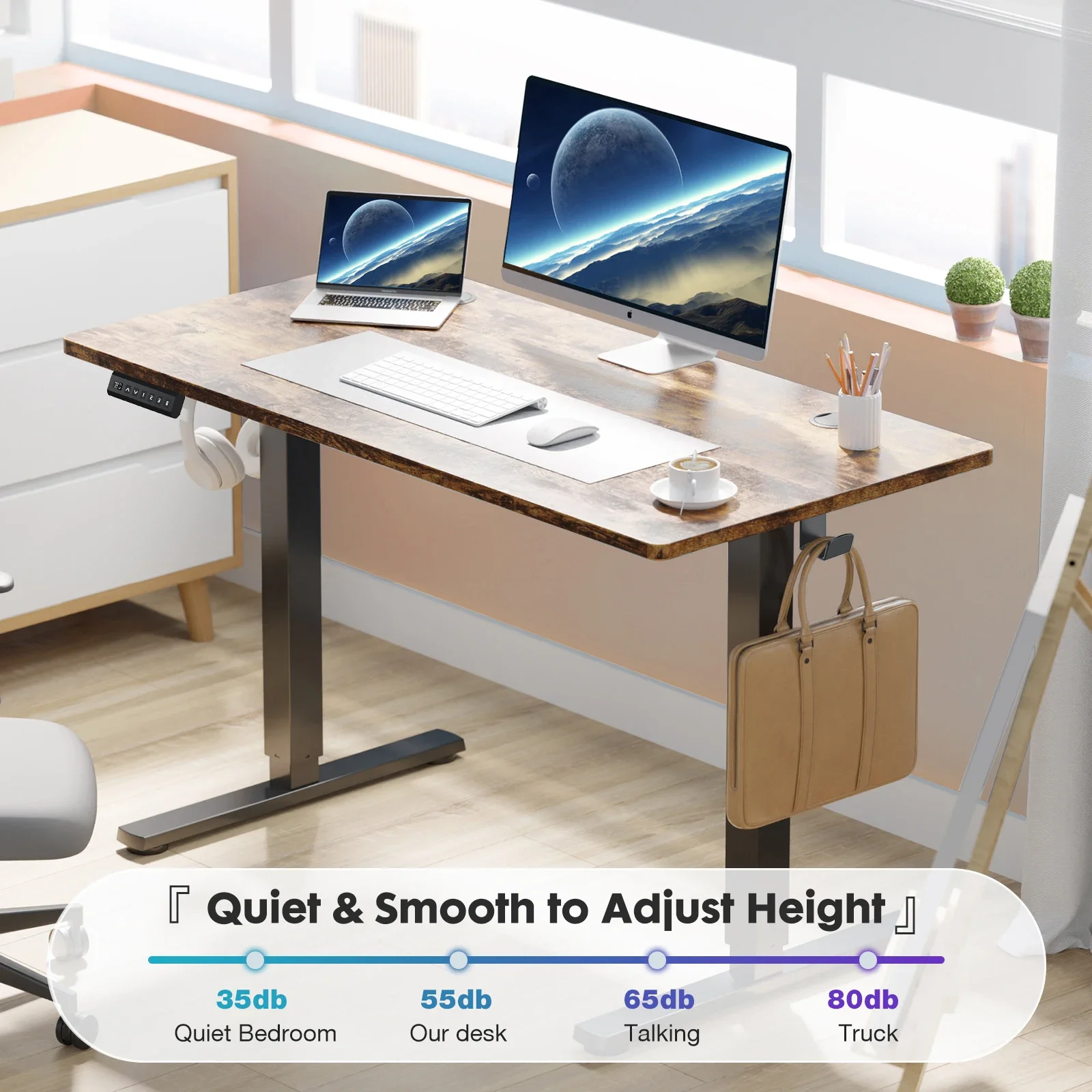 Electric Height Adjustable Workstation 1