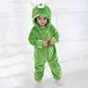 Baby Sully Monster Rompers Boy Girl Clothes 0-3Y Onesies Cute Funny Pajama Children Halloween Suit Cartoon Kigurumis Winter Warm 4