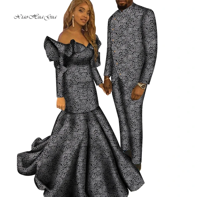 African Couples Outfit Couples Prom Outfit Couples Matching 