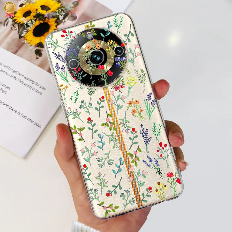 Clear Cute Cartoon Cat Soft Silicone TPU Back Cover