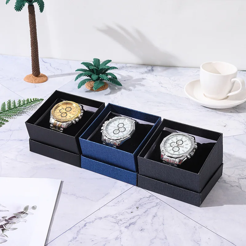 Watch Storage Box watch storage pouch watch storage bag Single Watch Gift Box with Pillow Paper Wristwatch Display Case Organizer for Men Women Watch Storage Box Holder