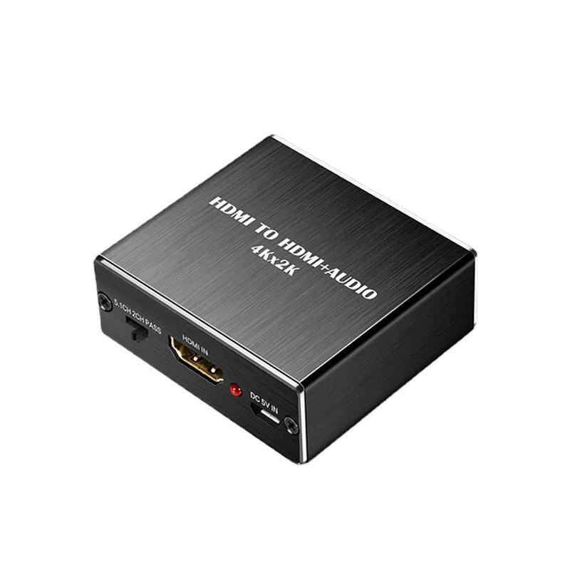 4K 2K 비디오 추출기 HDMI 호환 3.5MM 오디오 변환기 SPDIF 광학 TOSLINK 스테레오 출력 분배기 어댑터