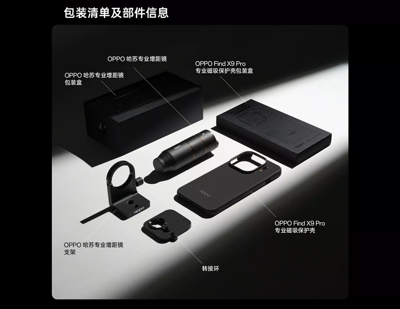 For OPPO Hasselblad Professional Range extender Photographer's Kit