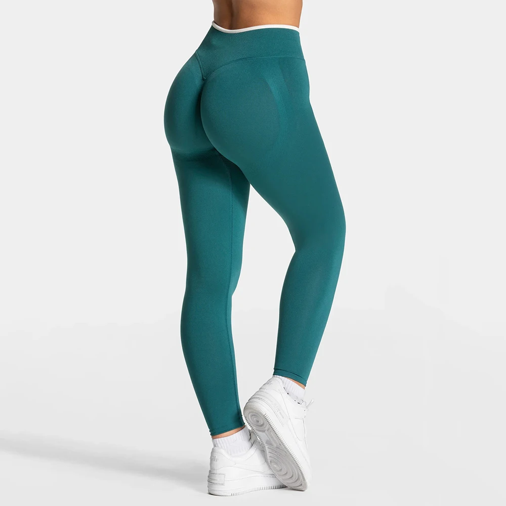 Sports Leggings Women Fitness High Waist Seamless Yoga Pants Scrunch Booty Peach Hip Lifting Gym Clothes Workout Tights - 4