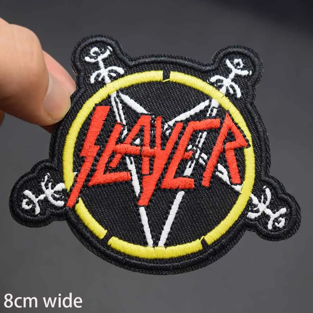 Rock N Roll Music Embroidered Iron-On Patch