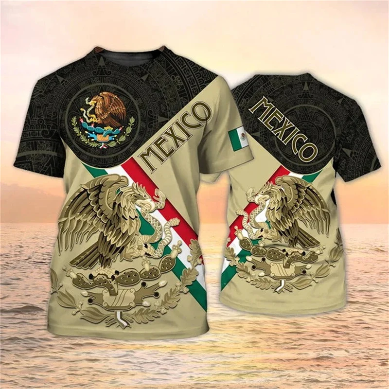 m-xico-bandeira-nacional-impress-o-t-shirt-para-homens-moda-3d-padr-o