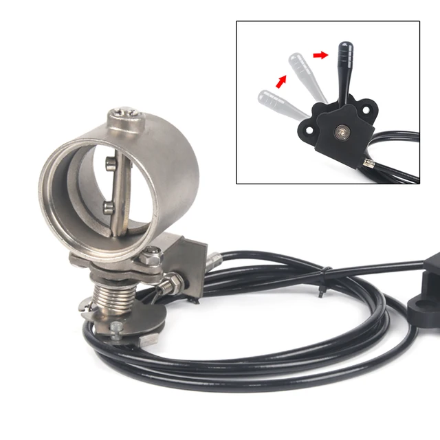 Eplus マフラー電子バルブキット 汎用 51mm 63mm 76mm マルチ