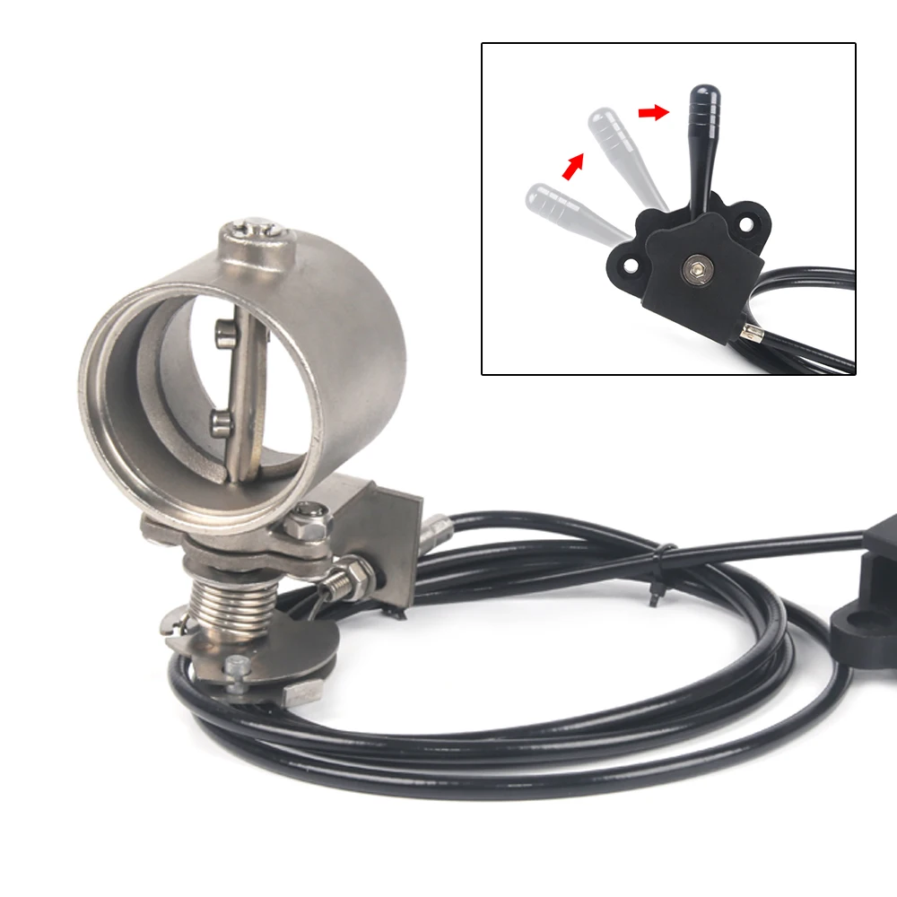 Stainless Steel Universal Motorbike 2" / 51mm Single Valve Manual