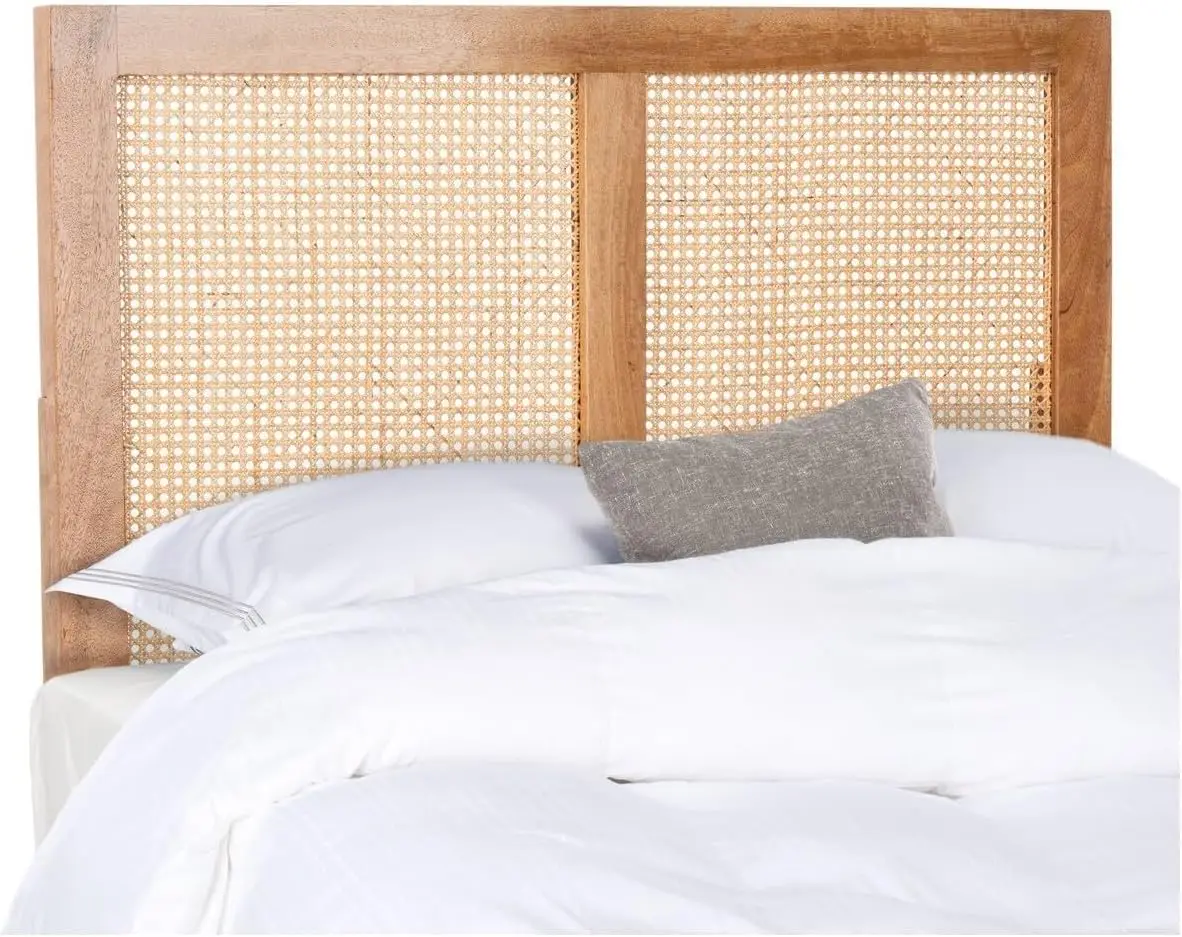 Home Collection Vienna Natural Cane Twin Headboard Platform