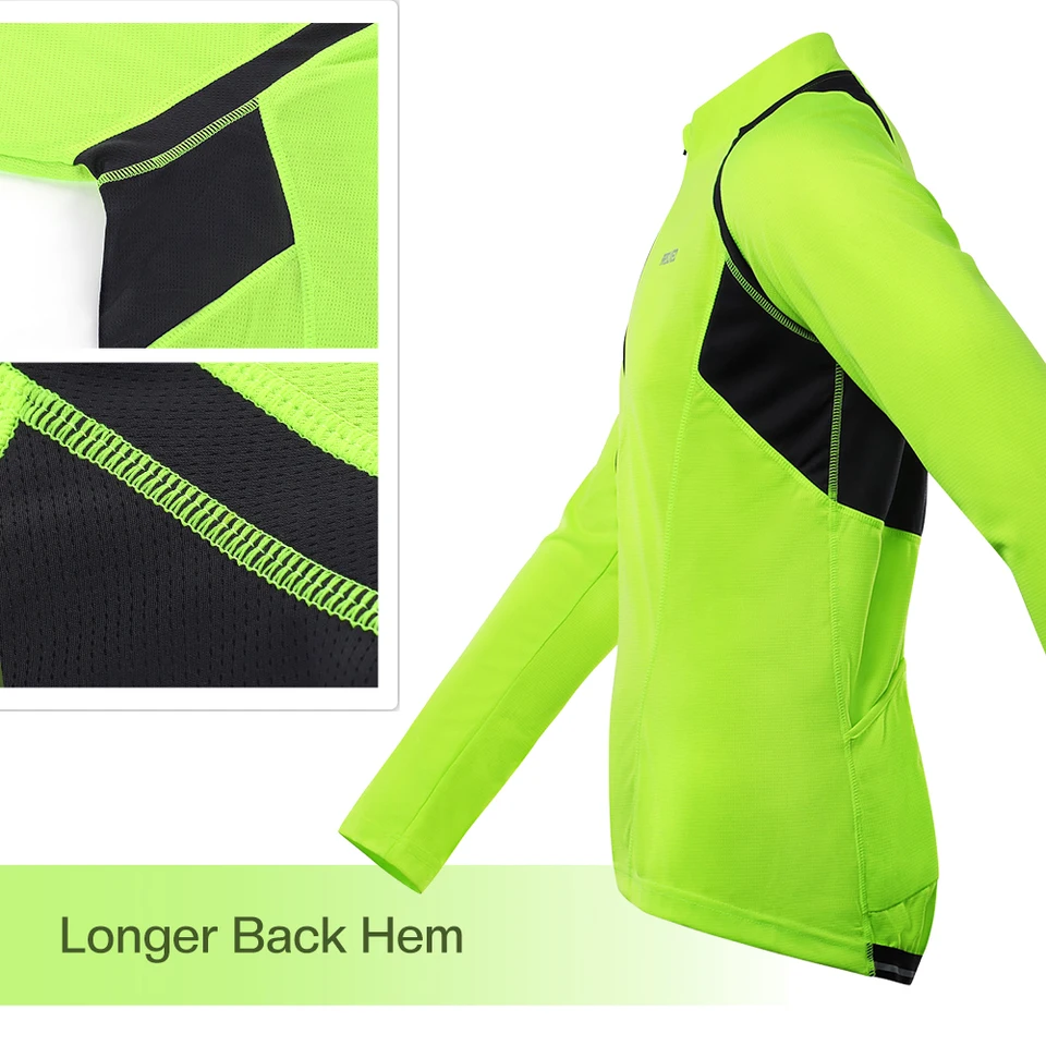 Maglia Ciclismo Uomo Manica Lunga Arduxeo - Top Con Cerniera, 3 Tasche E Tecnologia Traspirante - Foto 11