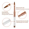 ANGNYA Kolinsky Sable Acrylic Brush Size 8#/10# Acrylic Brush Pro Rhinestone Metal Handle Kolinsky Sable Acrylic Nail Brushes 2