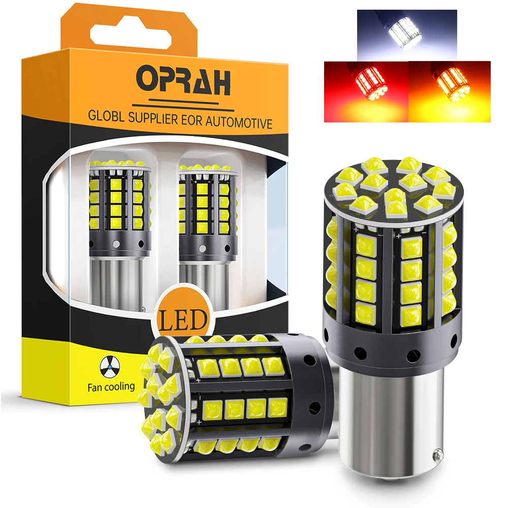 

2pcs 1156 1157 LED TURN SIGNAL 3030 44SMD ba15s p21w py21w Led Bulbs bay15d t20 7440 7443 Brake lamp led reversing light Yellow