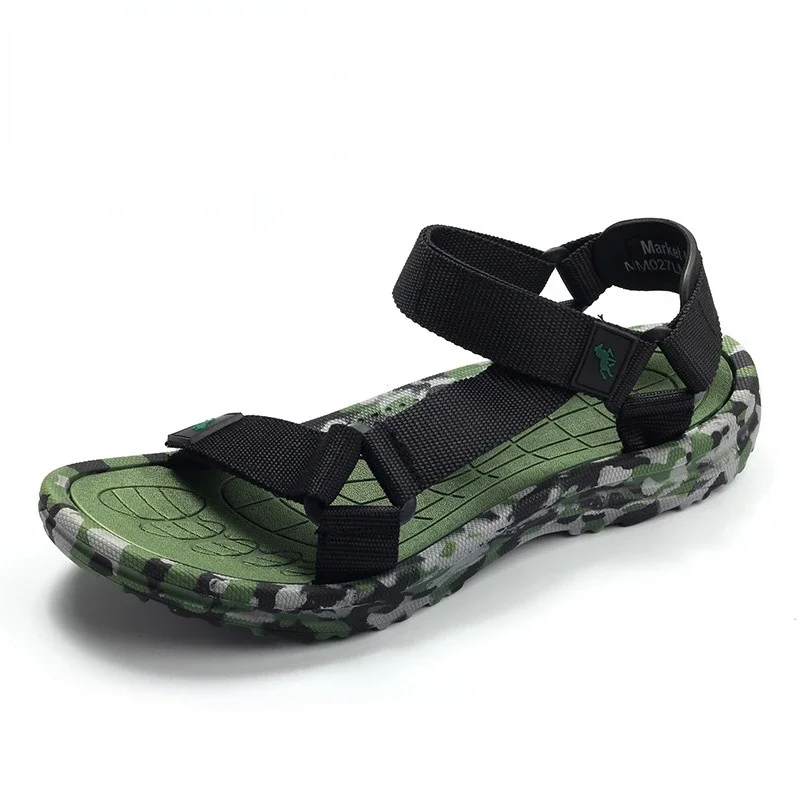 Summer Men's Sandals Summer Sport Comfortable Flat Beach Fashion Slippers Outdoor Walking Non-slip Casual Flip Flop