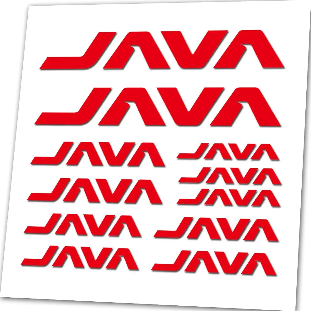 For JAVA BIKE FRAME VINYL STICKER DECALS KIT