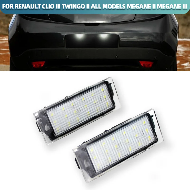 Led Targa Lampada Luce Auto Luz Nessun Errore Per Renault Megane 3 Clio Laguna 2 Megane 3 Twingo