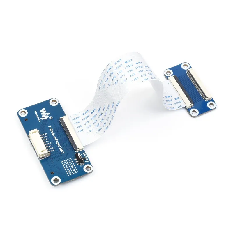 Waveshare   Eũ ÷  HAT,   4B, 3B +,  800  480 ػ SPI ũ г, 4 , 7.3 ġ