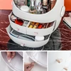 Large Capacity Cosmetic Storage Box Bathroom Desktop Beauty Makeup Organizer Skin Care Storage Drawer Waterproof Dustproof 5