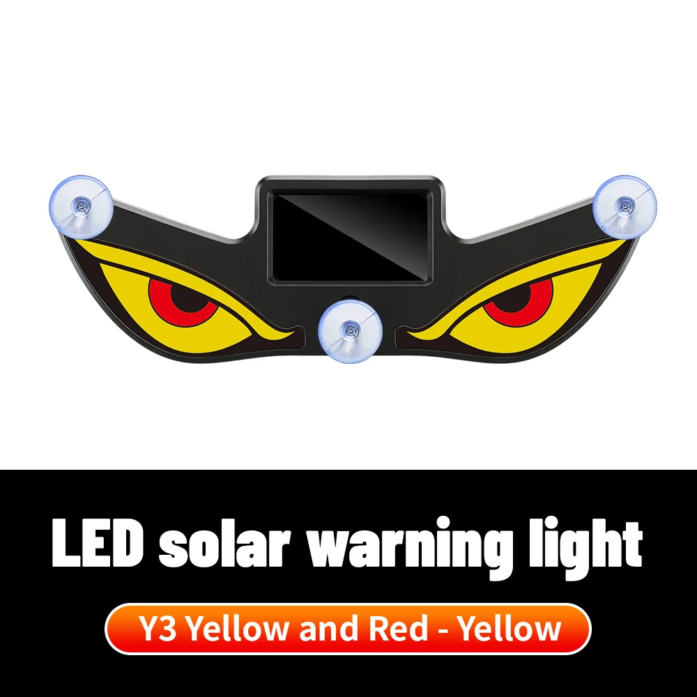 ตัวเลือกสินค้า ไฟตกแต่งรถยนต์ LED รูปตาปีศาจ ชาร์จพลังงานแสงอาทิตย์