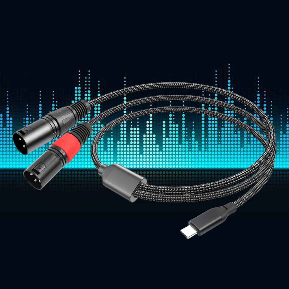 CŸ  XLR  Aux  ̺, USB C XLR  ׷  ̺, е Ʈ ޴, Ŀ  ͼ