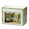 DIY Wooden Miniature Model Kit Mini Box World Molly Garden Casa Doll Houses 3D Puzzle Dollhouse With Furniture for Friends Gifts 1