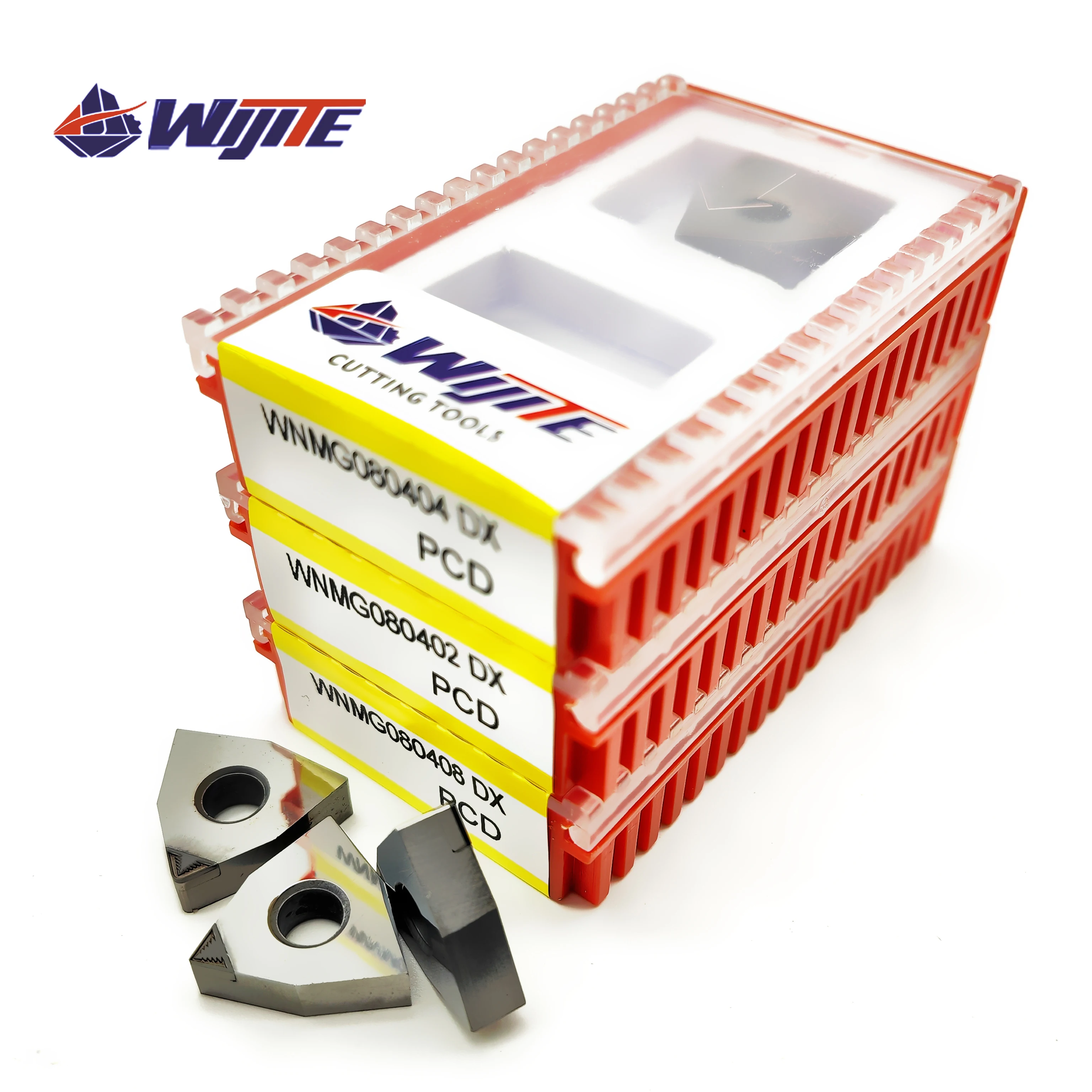 PCD insert wnmg080402 wnmg080404 wnmg080408 Chip breaking tool used for ...