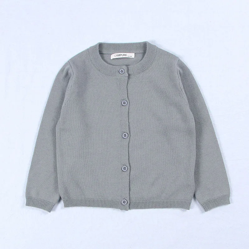 Kids Sweater Boys Girls Knitting Sweaters Kids Cardigans Solid O-Neck Spring Autumn Sweater Baby Kids Cardigans Coat 1-7Y