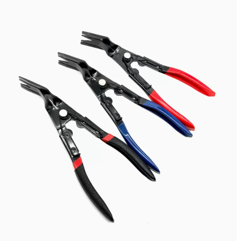 

Car Door Panel Push Retainer Rivet Trim Clip Fastener Remover Plier Light Tong 1pc