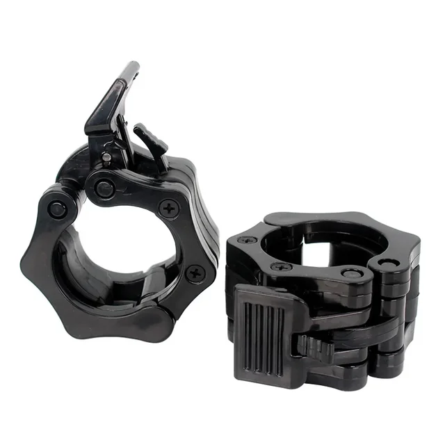 25/28/30/50mm Spinlock Barbell Collars Quick Release Barbell Clamps Weight Bar Clips for Weightlifting and Strength Training 5